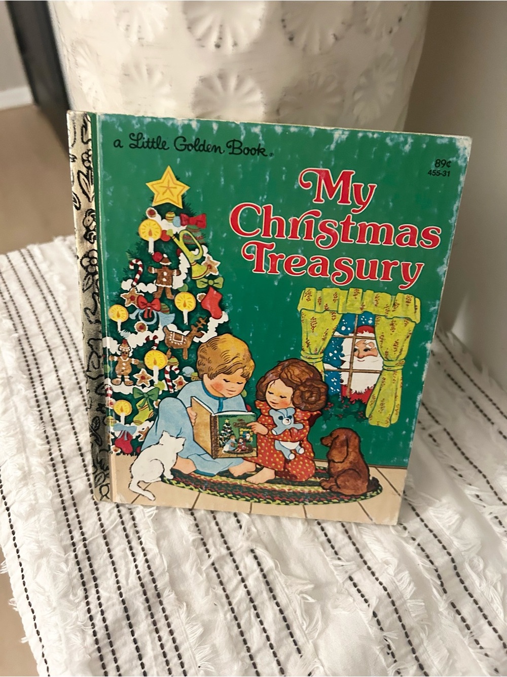 Vintage 1981 My Christmas Treasury Little Golden Book Christmas Book